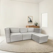 Comprar Sillon Sofa Modular Isla En Tela Lavable O Repele Liquidos Beige