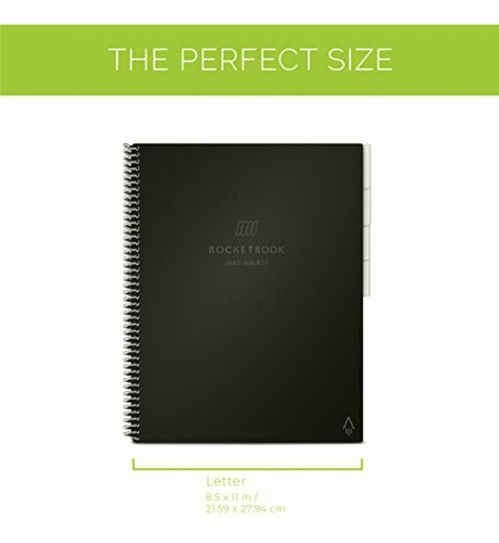 Rocketbook Cuaderno Inteligente Escaneable Multitema Con
