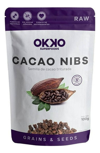 Okko Cacao Nibs 100 G