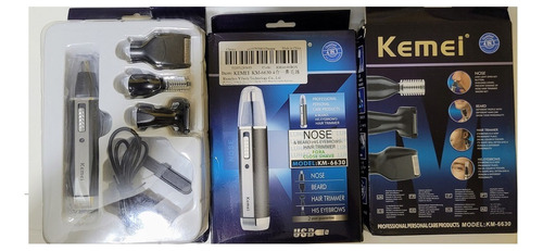 Kemei Km-6630 Recortador Para Hombres 4 En 1 Recargable