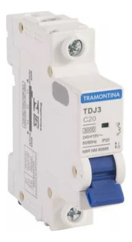 Disjuntor Unipolar 1 Polo 10a/16a/20a/25a/30a/40a/50a/63a