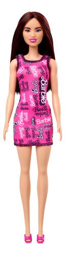 Barbie Fashion & Beauty Muñeca Cabello Rojizo Vestido Rosa