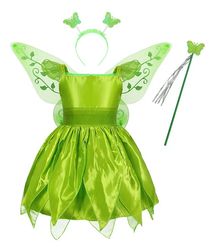 Disfraz De Princesa Tinker Bell Para Fiesta De Halloween Par