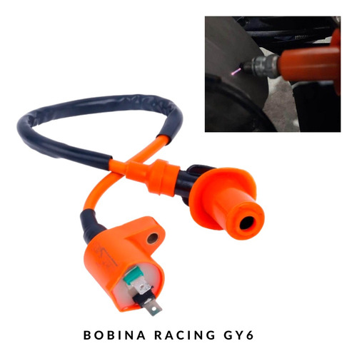 Bobina Racing Motoneta Gy6, Bobina Alto Rendimiento Scooter