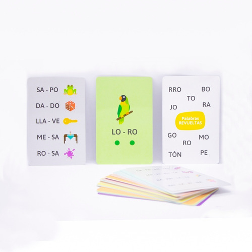 Imagen 4 de 10 de Cartas Didácticas Para Aprender Y Practicar Las Sílabas