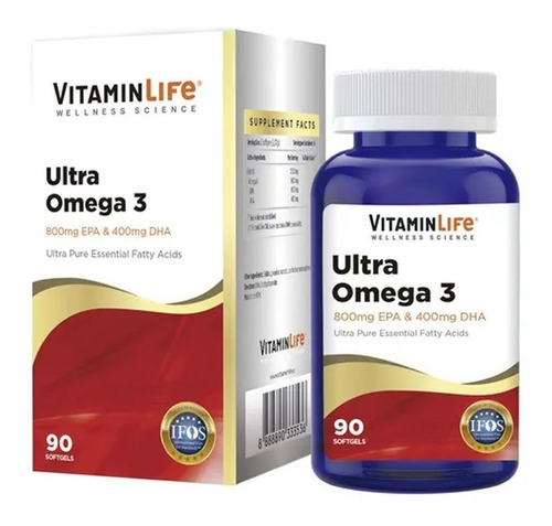  Ultra Omega 3 / 800 Epa 400 Dha (90 Capsulas) Vitamin Life