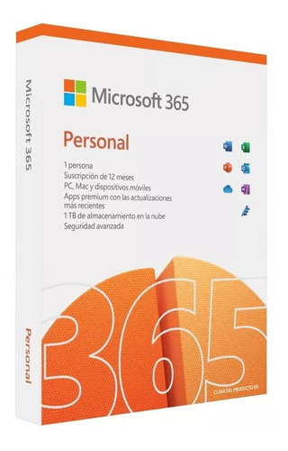 Imagen 1 de 3 de Microsoft 365 Personal (1 Persona, Suscripción 12 Meses)