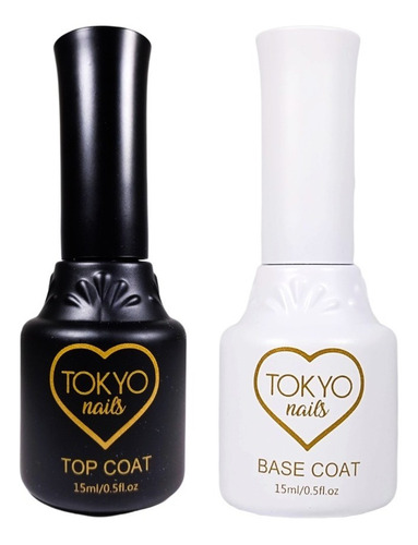 Top Coat + Base Para Uñas Tokyo Nails