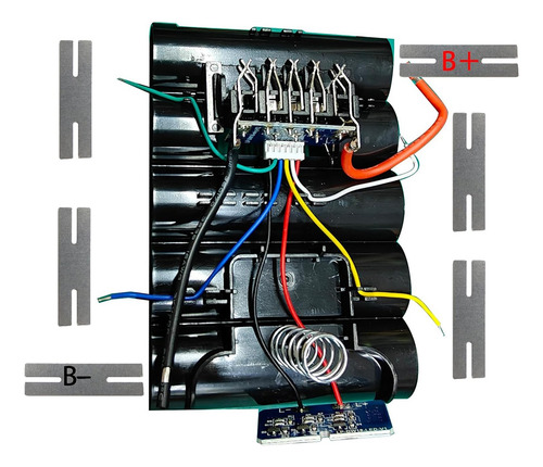 Substituição De Peças De Plástico Da Bateria 20v 5cell 18650