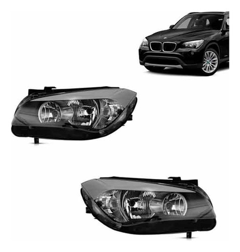 Par Farol Bmw X1 2009 2010 2011 2012 2013 Elétrico Com Motor