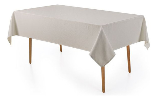 Toalha Mesa Caetano Karsten 1,60x3,20m 10 Lugares Retangular Cor Branca