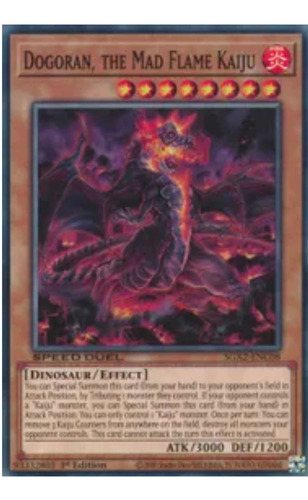 Yugioh! Dogoran, The Mad Flame Kaiju