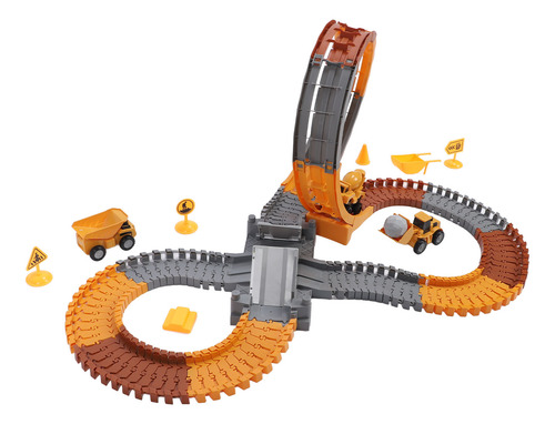 Juguete De Construcción De Pistas De Carreras Para Niños, Mo
