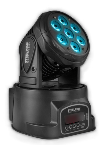 Imagen 3 de 8 de Cabezas Roboticas Luces Dj Rgbw Full Color / Maleta Steelpro