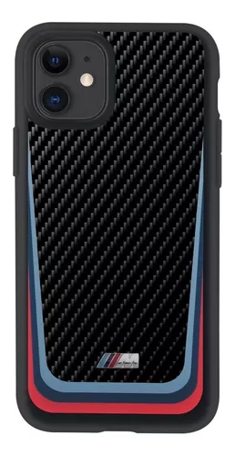 Protector Bmw Tricolor Track Negro Para iPhone 11