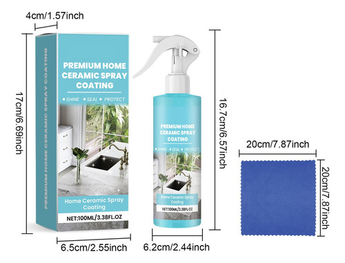 . Detergente Home Ceramic Revestimiento En Aerosol Home