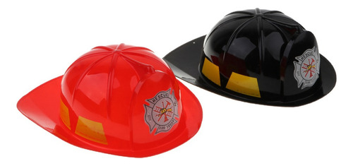 2 Piezas Simulación Bombero Casco De Seguridad Bombero