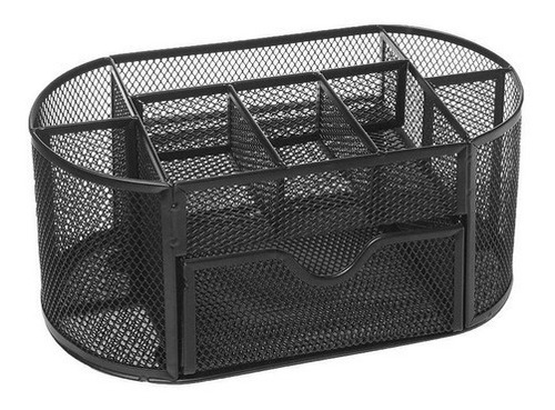 Imagen 1 de 3 de Organizador De Escritorio Con Cajón.de Metal Enrejado