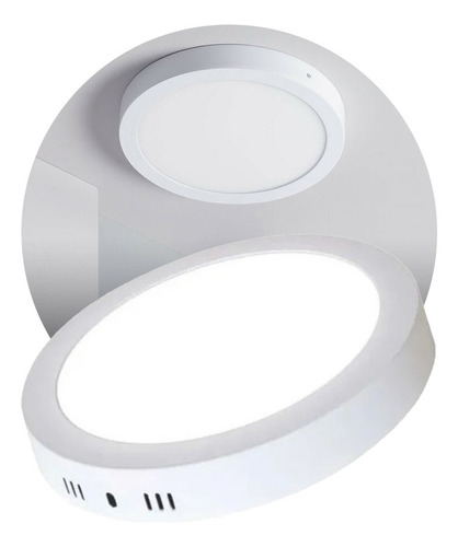 Lampara Spot Circular Sensor Movimiento Luz Fría 12w T4498