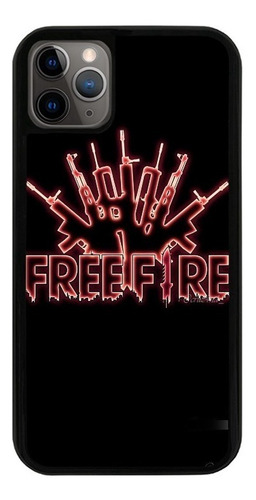 Funda Uso Rudo Tpu Para iPhone Free Fire Gamer Juego Moda  
