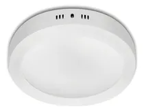 Comprar Panel Plafón Led Spot Aplicar 18w Redondo Marco Blanco Luz Neutro Levys Bazar