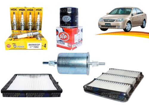 Kit De Filtros Chevrolet Optra  1.6 Y 1.8  2004 - 2015