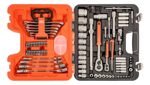 Imagen 4 de 9 de Kit Caja Juego Set Herramientas Llave Tubos 91 Pz S910 Bahco