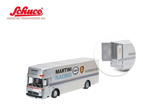 Imagem 2 de 2 de Miniatura Caminhão Transporter Martini Racing - Schuco 1/64