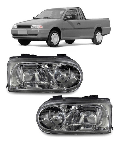 Par Farol Lente Lisa Gti Gol G2 Parati Saveiro Foco Duplo/