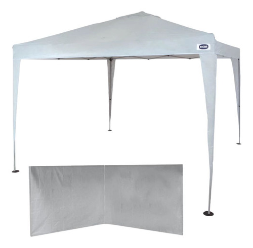 Kit Tenda Gazebo 3m X 3m Dobrável Base E Topo + 2 Paredes