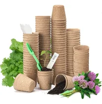 Comprar 50und Jardin Huerto Biodegradables Macetas Y Maceteros
