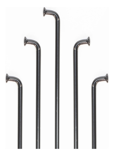 Rayos 257mm Para Aro R26 Aerodinámico 144pzas C/niples Negro