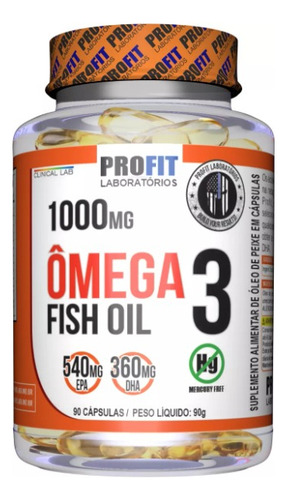 Omega 3 1000mg - Libre De Mercurio-90 Caps-profit -*99111606