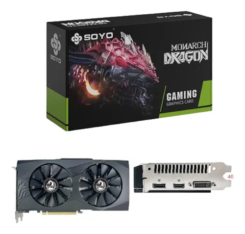 Placa De Vídeo Amd Soyo Rx 580 2048sp 8gb Monarch Dragon