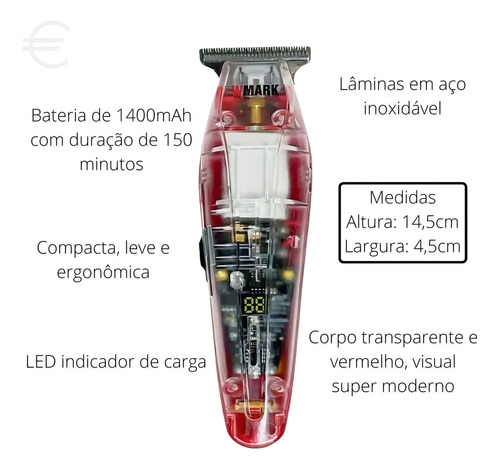 Kit 3x1 Corte Acabamento Finalização Wmark Profissional