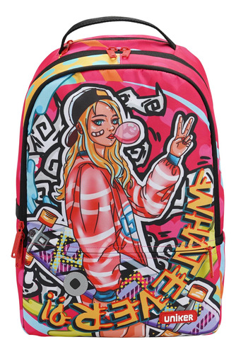 Uniker Mochila De Graffiti Para La Escuela, Mochila Casual,.