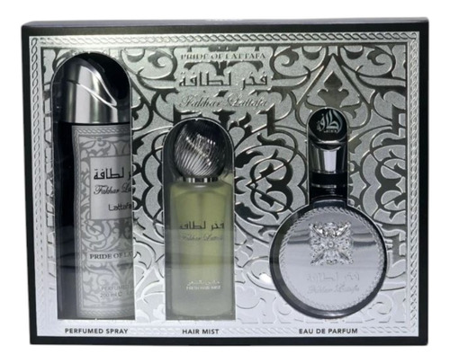 Lattafa Fakhar Set De 3 Pz Con Body Mist Para Hombre