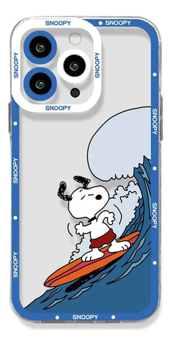 Bonita Funda De Teléfono Snoopys Para iPhone 15, 14, 13, 12,