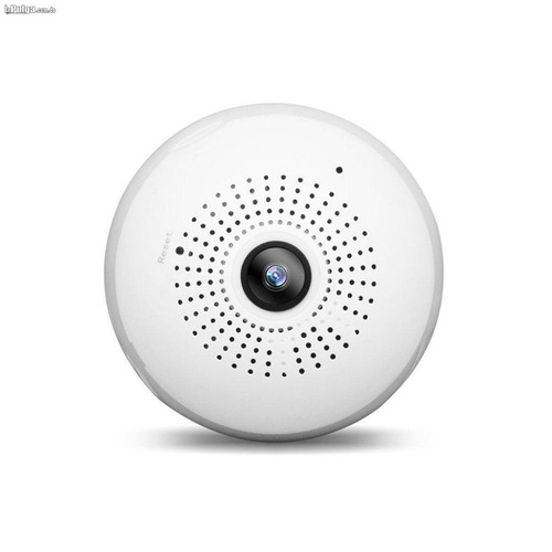 Cámara Panorámica Vr Tipo Bombillo Wifi 360° Led Espia Hd