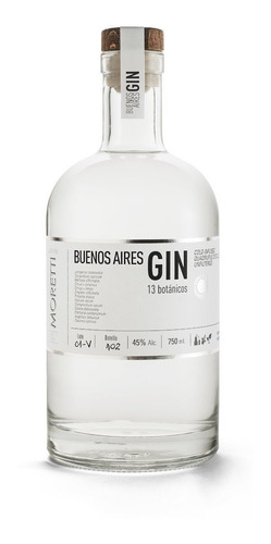 Gin Buenos Aires Botella 750 Ml