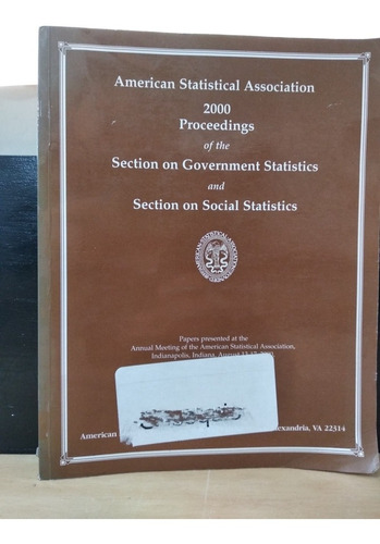 American Statistical Association 2000 Proceedings Of The Sec