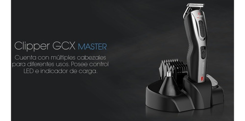 Afeitadora y cortadora de pelo GA.MA Italy GCX Master negra