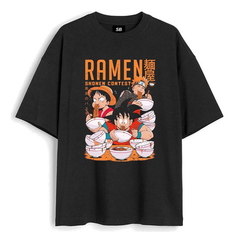 Ramen Remera Oversize - Shonen Contest - Goku Naruto Remeron