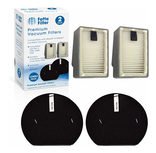 Filtro Fette Filtros Pre Y Post Motor Compatibles Con Bissel