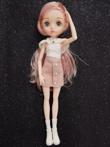 Boneca BJD 1/4 SD Ball Arted Dolls 16,5 Polegada Brinquedos DIY Bonecas  Anime Menina Dos Desenhos Animados Figura de Ação Articulada Melhor  Presente para Menina Como Aniversário : : Brinquedos e Jogos