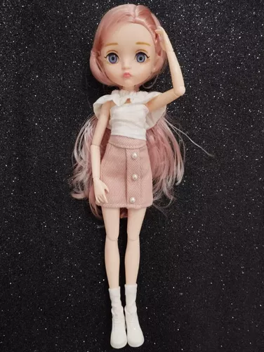 Boneca Bjd Doll Articulada Princesa Kawaii Fofa Anime 04