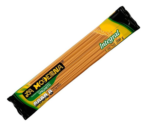 Spaghetti La Moderna Integral 200 Gr