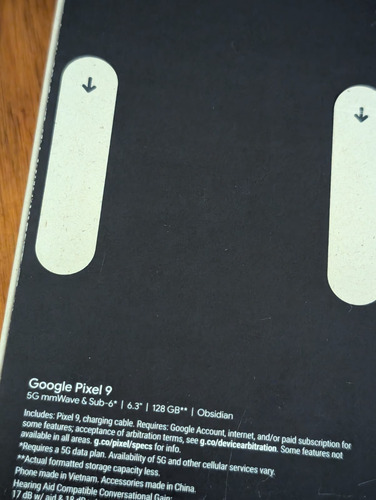 Google Pixel 9 128gb Libre De Fabrica Color Obsidian (Usado)