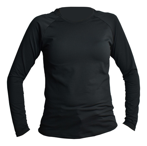 Blusa Segunda Pele Feminina Alps Inverno Frio Preto Térmica