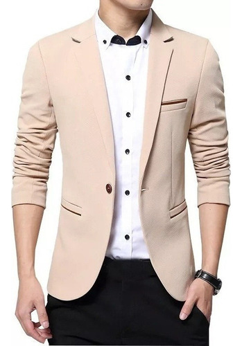 Blazer Formal De Corte Slim Para Hombre